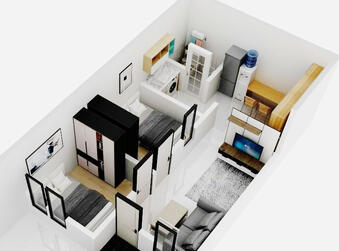 Denah 3D